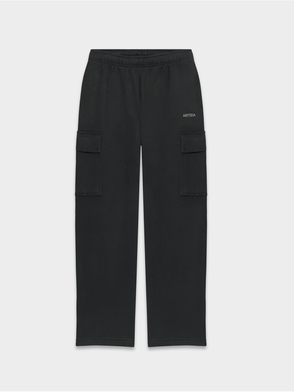 Aritzia Mega Cargo Sweatpants with Patch Pockets - Black